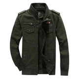 Jeansjacke mit Stickerei der US Army
